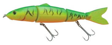 Effzett Giant Swimbait 4-Jointed color fire tiger