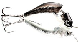 Jigwobbler color Black Silver Chrome