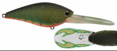 Flat CB D-20 color moss green craw