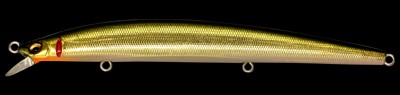 X-120 color m mossback golden shad