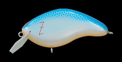 Z-Crank Flatside color blue back shad ii