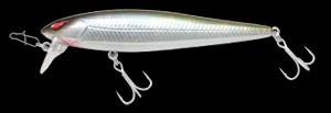 Laydown Minnow Wake color 136