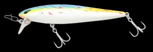 Laydown Minnow Wake color 156