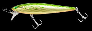 Laydown Minnow Wake color 157