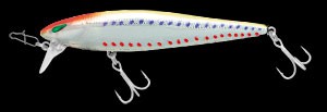 Laydown Minnow Wake color 55