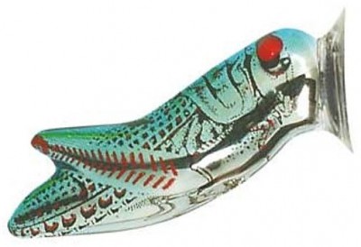 CrickHopper Popper color Chrome/Blue Back