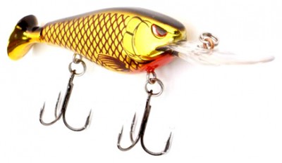 Madeye Shad25 color Gold flash