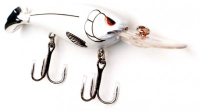 Madeye Shad25 color Pearl virgin