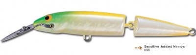 Sensitive Jointed Minnow color 096