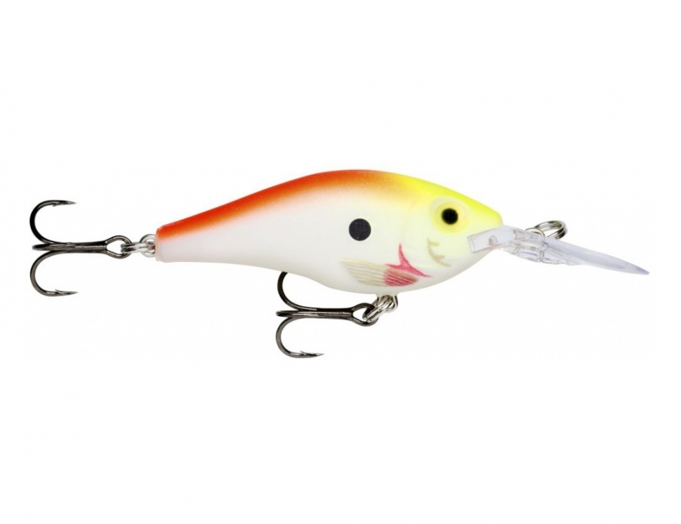 MaxRap Fat Shad color Pearl Chartreuse Orange UV