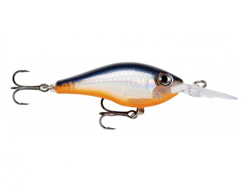 MaxRap Fat Shad color Flake Silver Steel