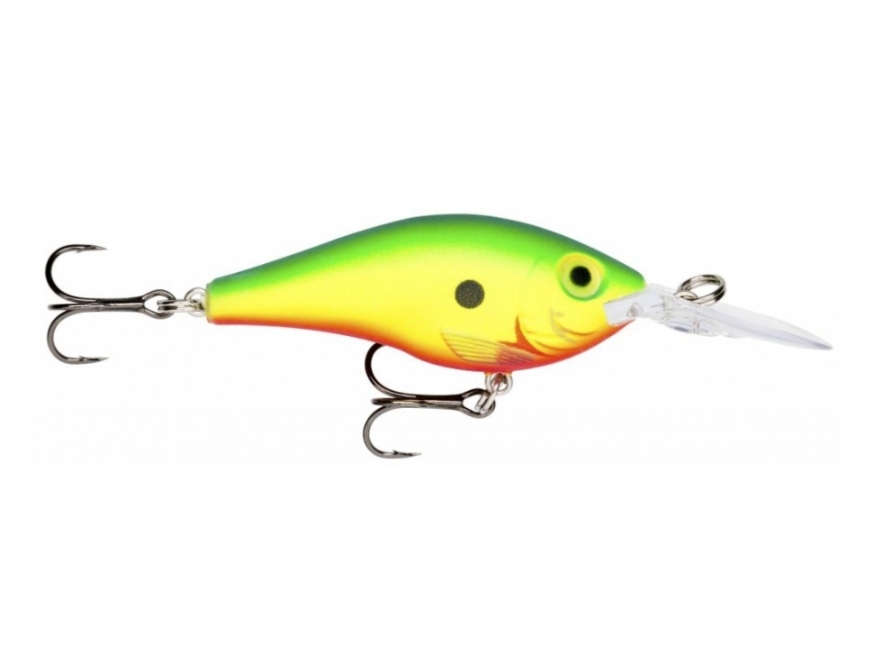 MaxRap Fat Shad color Yellow Green Red UV