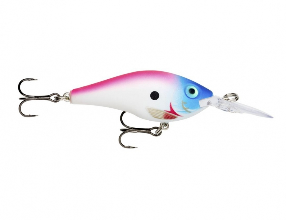 MaxRap Fat Shad color Pearl Blue Pink UV